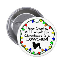 Dear Santa Lowchen Pin