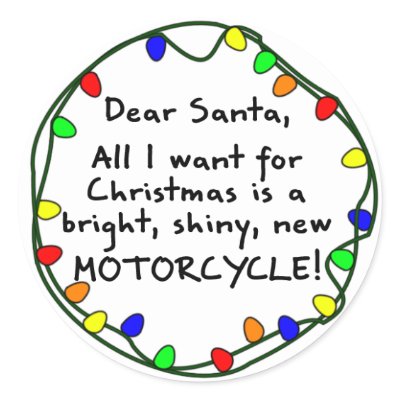 Dear Santa Motorcycle by RabidMX