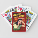 DEATH AND TAXES - Tax Day Humor - Playing Cards playing cards