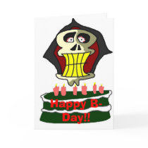 Death B-DAY Greeting Card