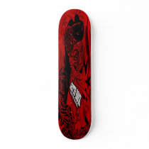 Death becomes skateboard decks