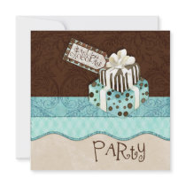 Death By Chocolate Birthday Party Invitation