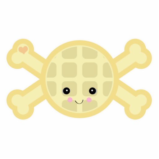 death by waffles photo cutout