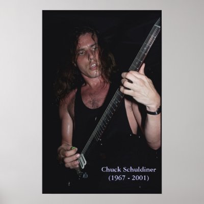 DEATH  Chuck Schuldiner (1967 - 2001) poster by PerseveranceHL
