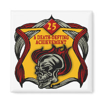 Death-Defying 25th Birthday Gifts Refrigerator Magnet