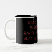 Death, Destruction, Mayhem, Chaos Coffee Mug