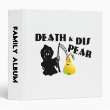 Death & Dis Pear Vinyl Binders