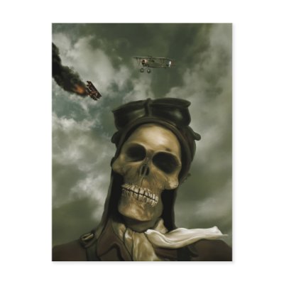 Death From the Skies Postcard by MDKgraphics