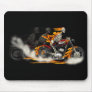 Death Metal Riders Motorcycle Fire Bike Mousepad