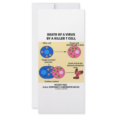 Death Of A Virus By A Killer T Cell (Immunology) by wordsunwords