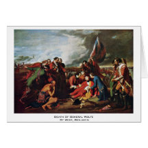 Death Of General Wolfe By West, Benjamin Cards
