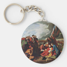 Death Of General Wolfe By West, Benjamin Key Chain