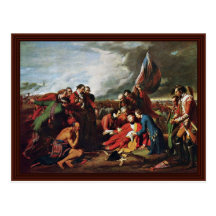 Death Of General Wolfe By West, Benjamin Postcards