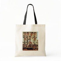 Death Of Lucretia By Botticelli Sandro Canvas Bags