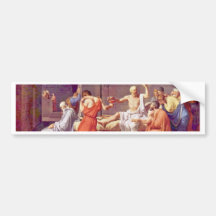 Death Of Socrates By David Jacques-Louis (Best Qua Bumper Stickers
