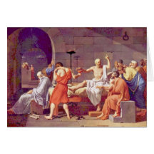 Death Of Socrates By David Jacques-Louis (Best Qua Greeting Card