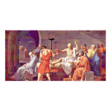 Death Of Socrates By David Jacques-Louis (Best Qua Picture Card