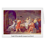 Death Of Socrates By Jacques-Louis David Greeting Cards
