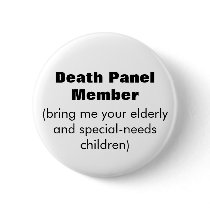 Death Panel Member Pinback Buttons