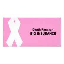 Death Panels are Big Insurance Photo Card Template