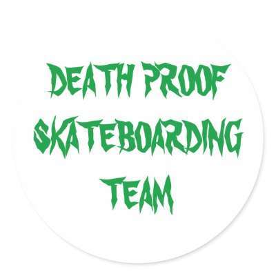 DEATH PROOF SKATEBOARDING TEAM STICKERS by Death_Proof