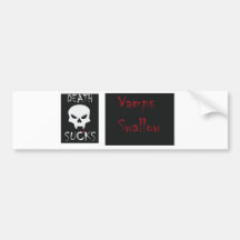 Death Sucks...Vamps Swallow bumper sticker
