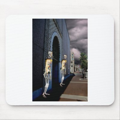 Death Through the Door Mousepad by CrystalAmerson