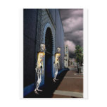 Death Through the Door Postcard