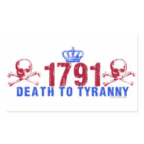 Death to Tyranny Rectangular Stickers