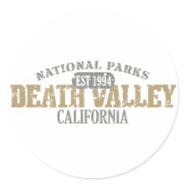 Death Valley National Park Round Stickers