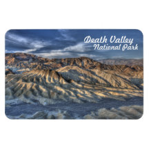 Death Valley National Park Zabriskie Point View Vinyl Magnets