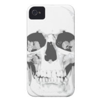 Death White Skull iPhone 4 Case
