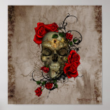 Deaths Red red rose Poster