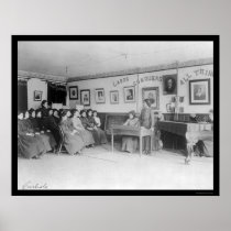 Debate Class at the Carlisle Indian School 1901 Print