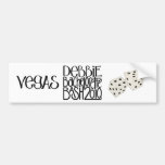 Debbie Bachelorette Bash 3D Bumper Sticker