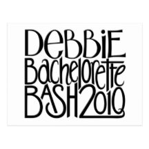 Debbie Bachelorette Bash 3D Postcard