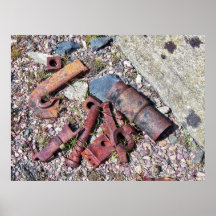 DEBRIS at RAILROAD RIGHT-OF-WAY Print