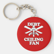 DEBT CEILING FAN KEY CHAINS