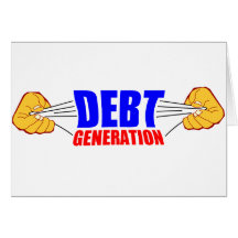debt greeting cards