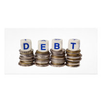 Debt Photo Card Template