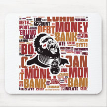 Debt Trap Word Cloud Mouse Pads
