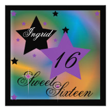 Debutant Star Sweet Sixteen-Cust. Announcement