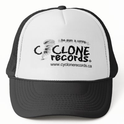 dec08Cyclone Logo (new)-white Mesh Hats by hartofthemusic
