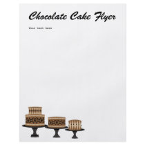 decadent Chocolate Cake Personalized Flyer