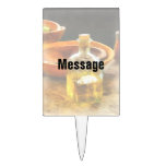 Decanter of Oil Rectangle Cake Toppers