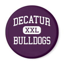Decatur - Bulldogs - High School - Decatur Georgia Refrigerator Magnets