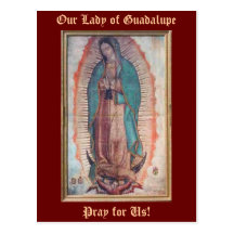 December 12   Our Lady of Guadalupe Postcard
