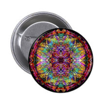 December 2011 mandala #6 button