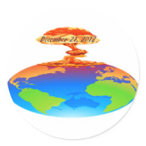 December 21, 2012 round sticker