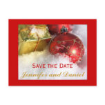 December Wedding Announcement Card